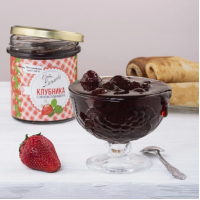 Варенье "Клубника" в сиропе топинамбура 380 г