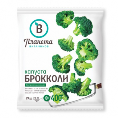 Капуста брокколи замороженная 400 г