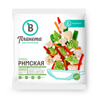 Смесь овощная "Римская" замороженная 400 г