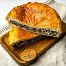 Пирог с курицей и грибами 600 г